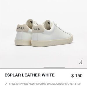 Veja Esplar leather white sneakers
